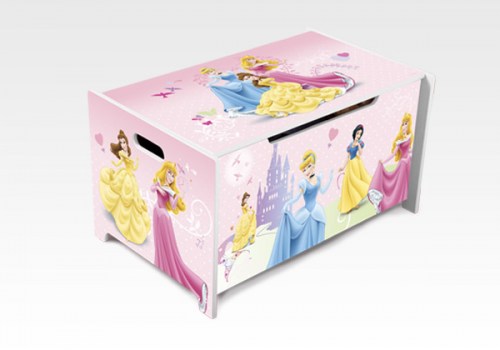 Disney Prinzessinnen Spielzeugkiste aus Holz