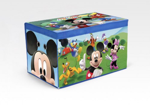 Mickey Mouse Spielzeugkiste aus Stoff, faltbar