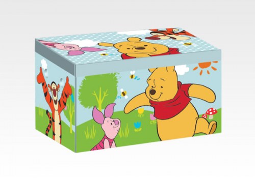 Winnie Pooh faltbare Spielzeugkiste aus Stoff