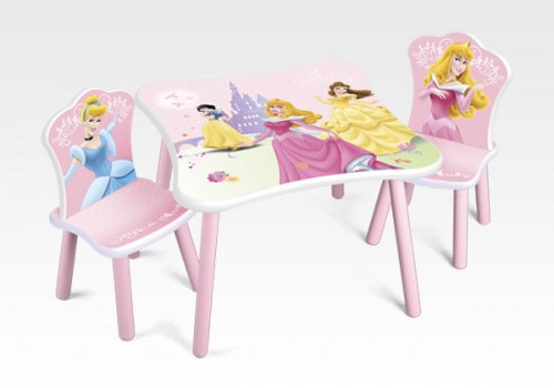 Disney Prinzessinnen Tisch mit Stuhlset