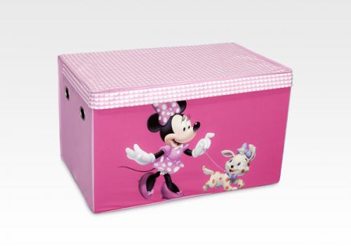 Minnie Mouse Spielzeugkiste aus Stoff, faltbar