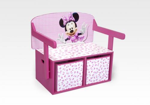 Minnie Mouse 3-in-1 Bank mit Aufbewahrung & Tisch
