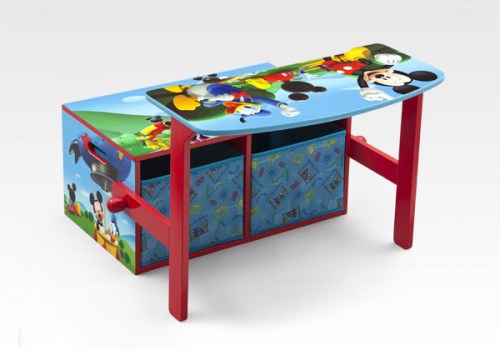 Disney Mickey Mouse Mickey Mouse 3 In 1 Storage Bench Desk