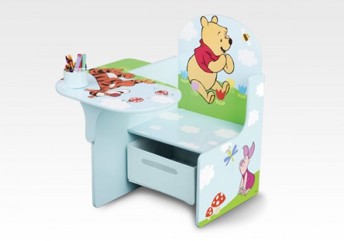 Kids Furniture Decor Storage Disney Winnie The Pooh Table And