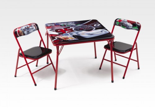 character folding table and chairs