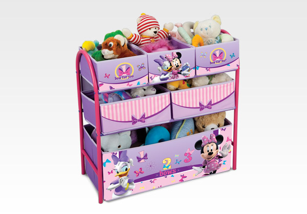 minnie mouse multi bin toy organizer