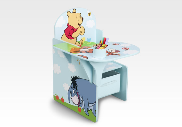 Character Furniture Winnie The Pooh Chair Desk With Storage Bin