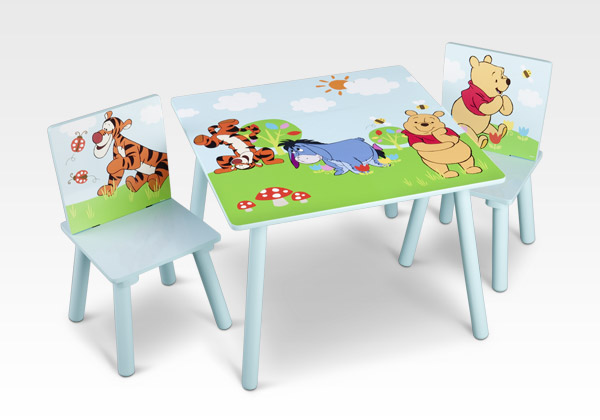 Character Furniture Winnie The Pooh Table Chair Set