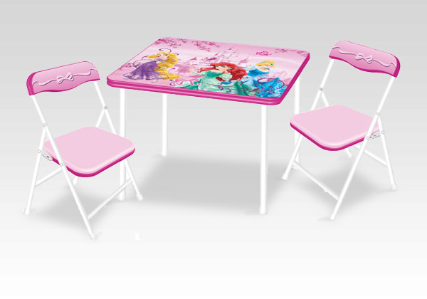 disney folding table and chairs